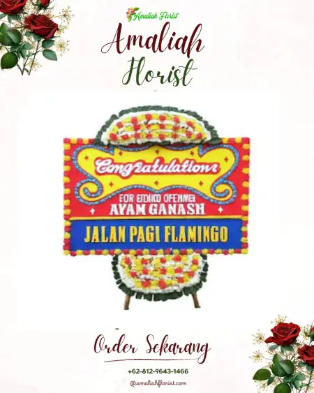Sewa Papan Bunga Binduriang
